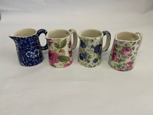 1/8 pint jug - Poppy chintz small size