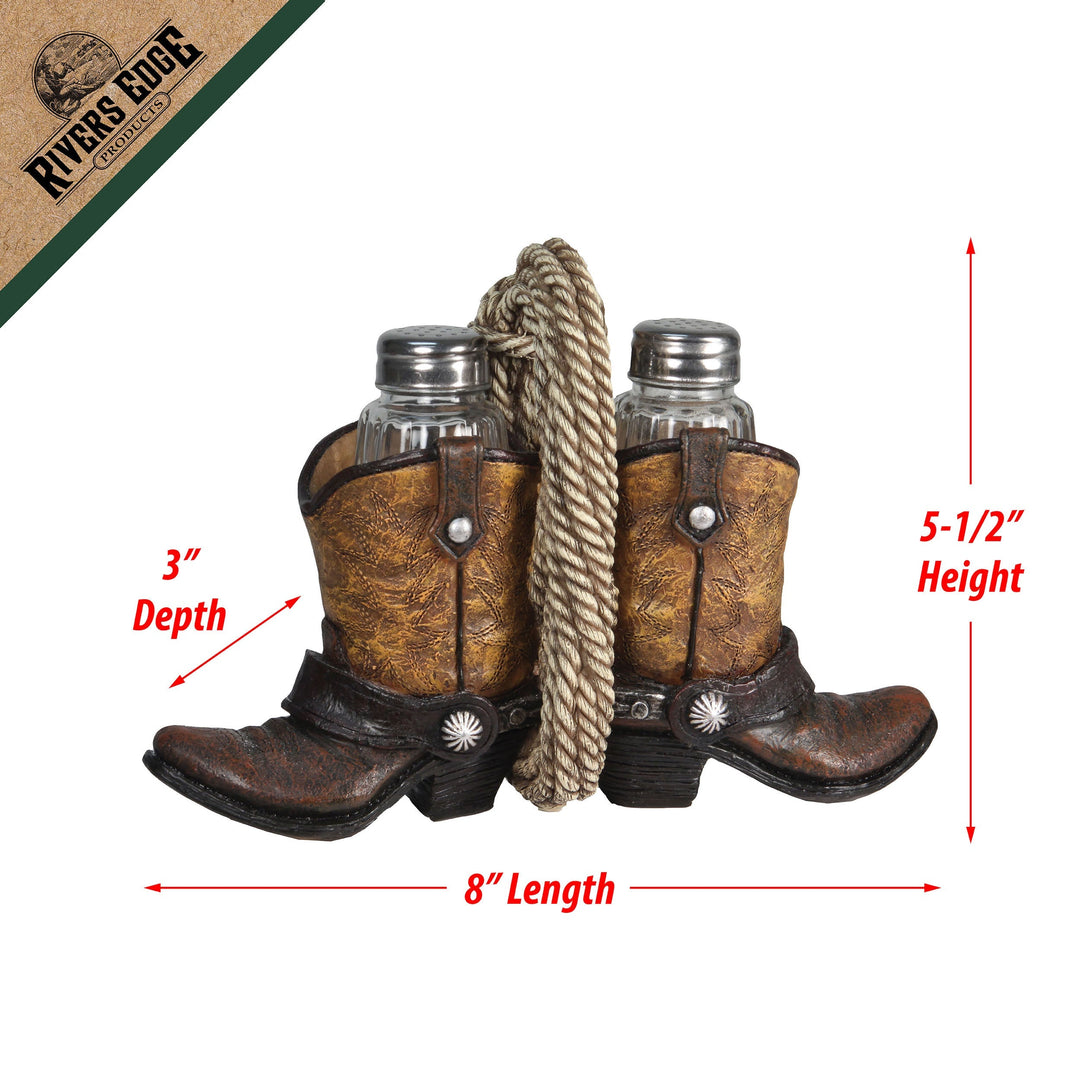 Salt and Pepper - Glass Cowboy Boots