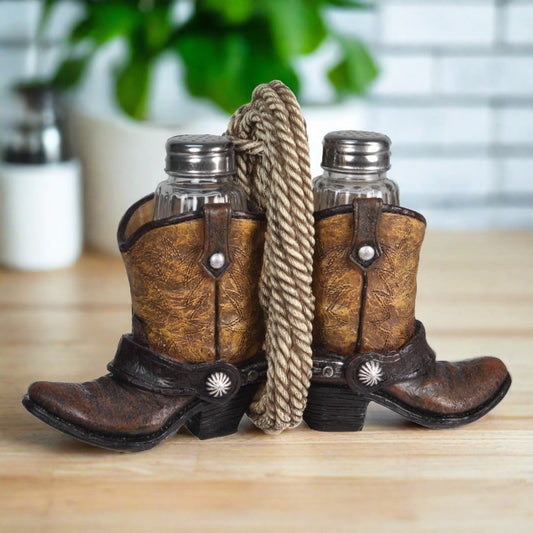 Salt and Pepper - Glass Cowboy Boots