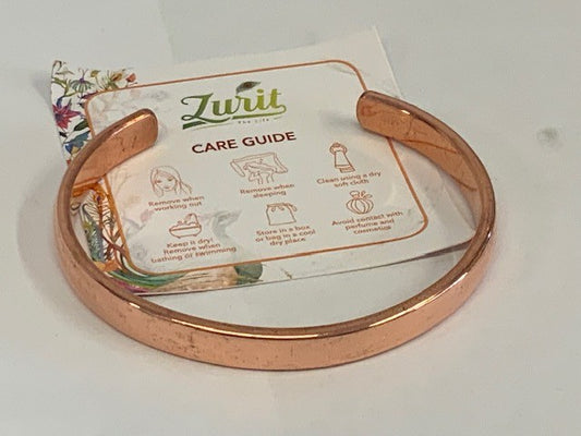 Auric Curve Copper Bracelet