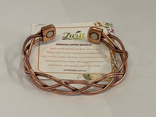 Celestial Weave Copper Bracelet
