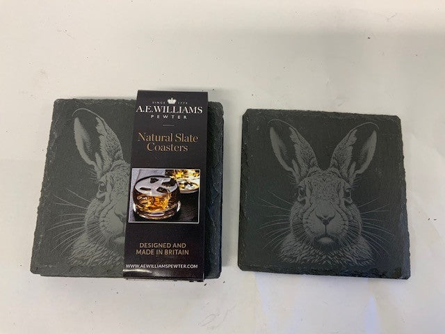 Hare Slate Coasters