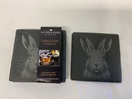 Hare Slate Coasters