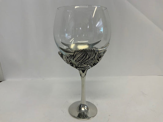 Highland Cow Gin Glass