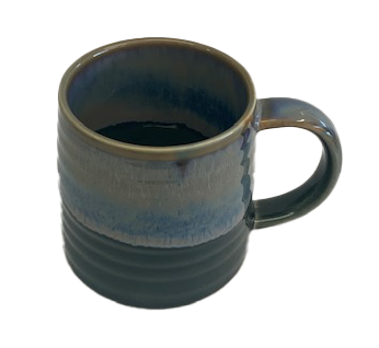 Creme Brulee Mug - Green Denim