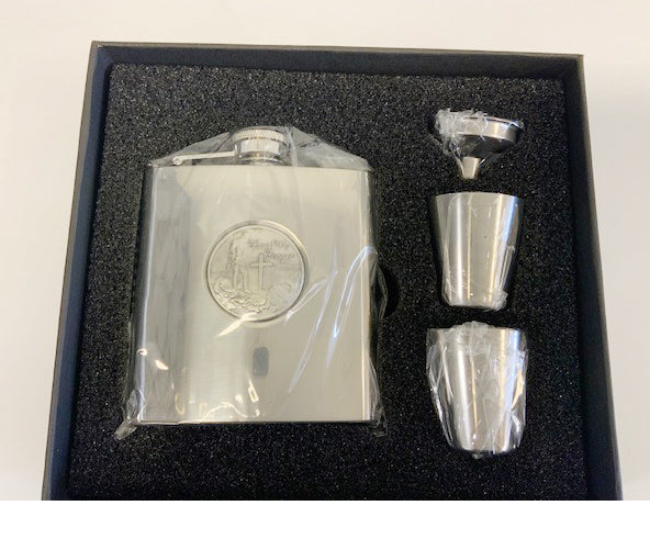Lest We Forget Hip Flask