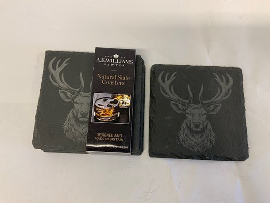 Stag Slate Coasters