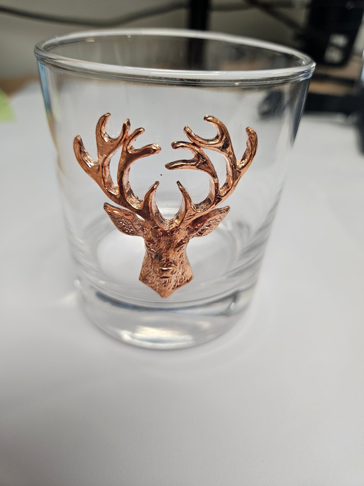 Stags Head Whisky Tumbler Copper