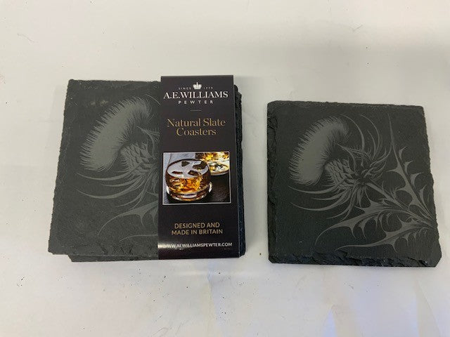 Thistle Slate Coasters