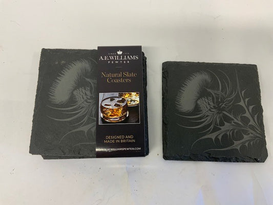 Thistle Slate Coasters