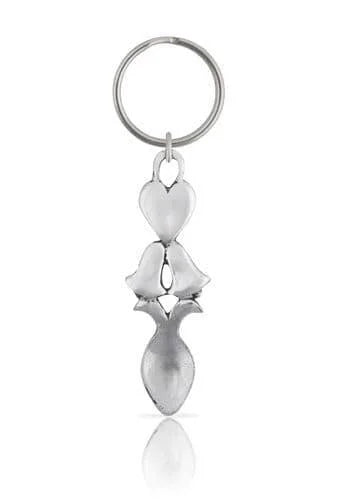 Heart and Bells Lovespoon Keyring
