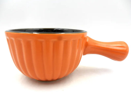 Small Handled Bowl - Orange
