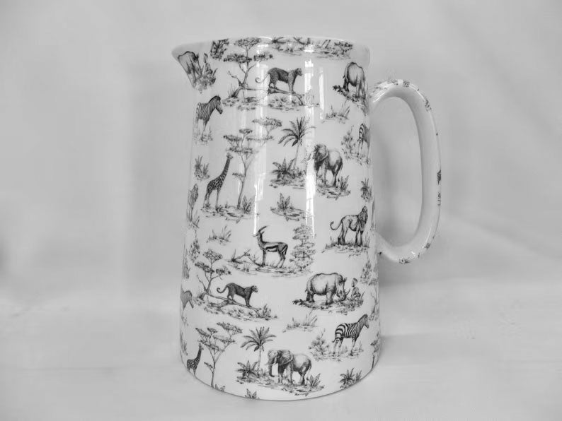 4 Pint Jug - Black Safari - extra large size