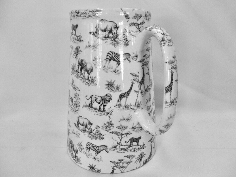 4 Pint Jug - Black Safari - extra large size