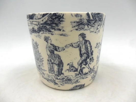 Small Sugar Bowl - Blue Toile