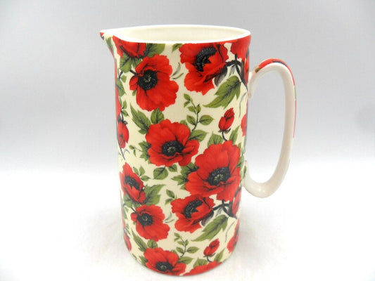 2 Pint Jug - Poppy Chintz - large size