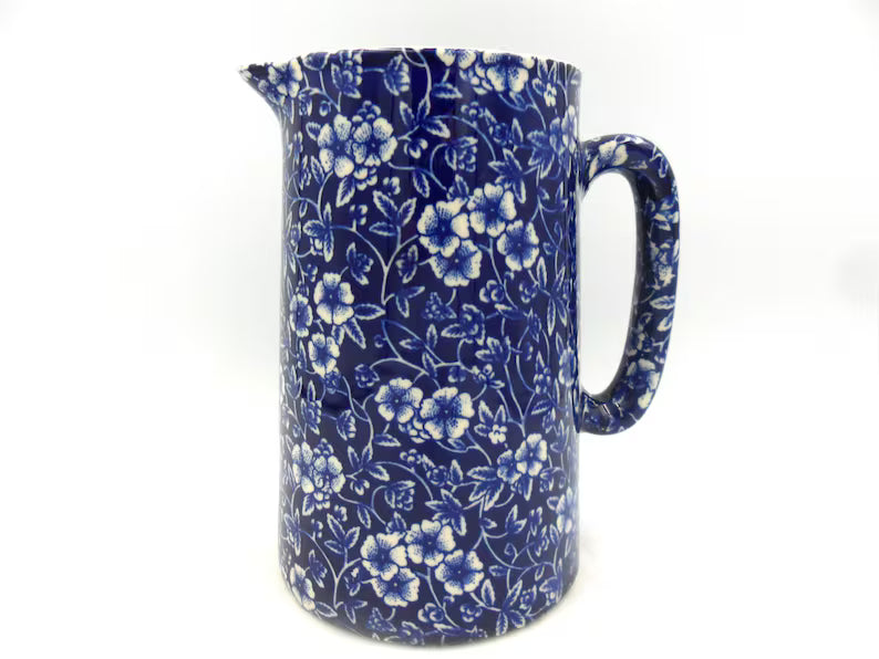 2 Pint Jug - Blue Victoria - large size