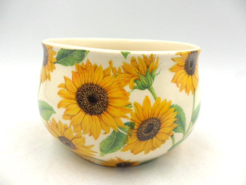 Large Sugar Bowl - Sunflower