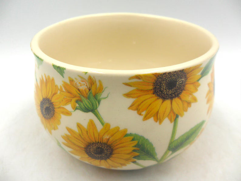 Large Sugar Bowl - Sunflower