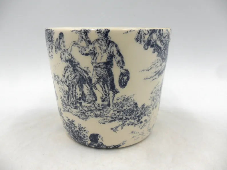 Small Sugar Bowl - Blue Toile