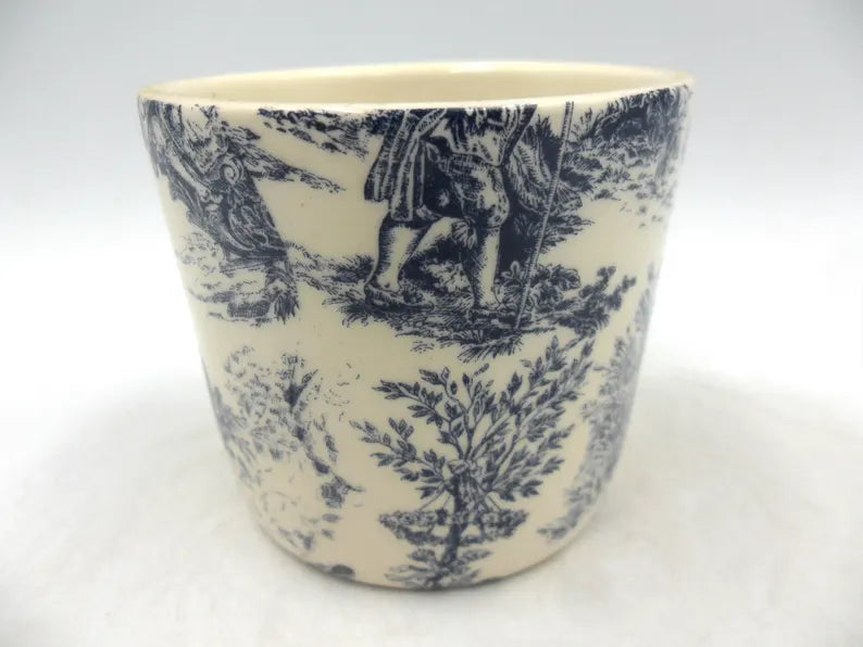 Small Sugar Bowl - Blue Toile