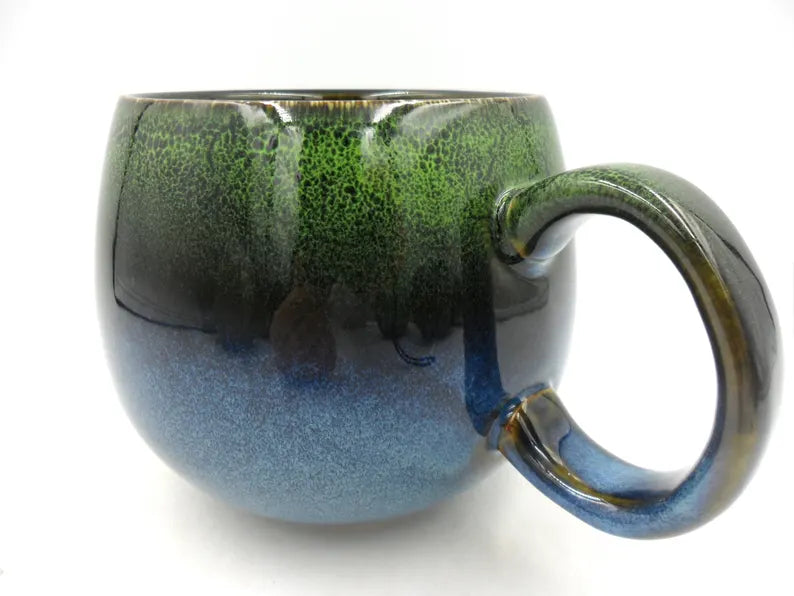 Sphere Mug - Green Blue